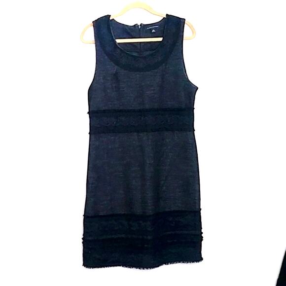 Banana Republic Dresses & Skirts - Banana Republic Women’s Dress Dark Academia Romanticcore Wool Lace Sheath Sz 14